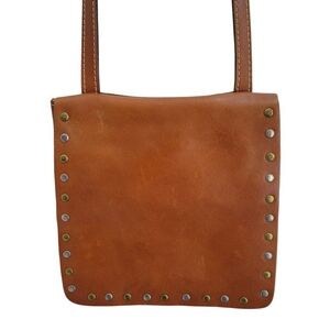 Patricia Nash Granada Studded‎ Leather Crossbody Shoulder Handbag Purse